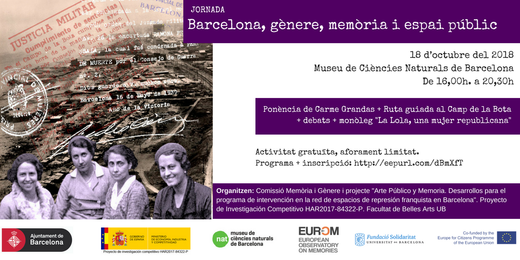 Transmissió del passat de Barcelona des d'una perspectiva feminista