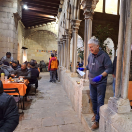 Serveix esmorzars o sopars a l’Hospital de Campanya de Santa Anna