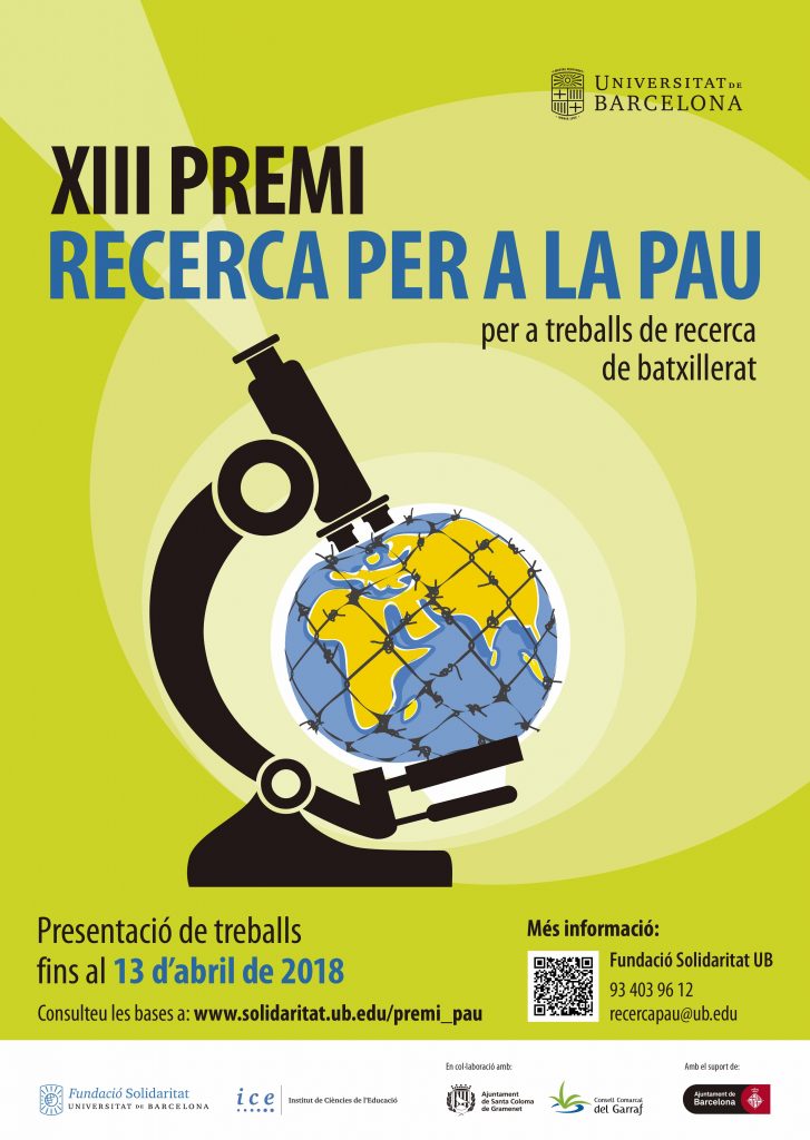 premi recerca pau 2018