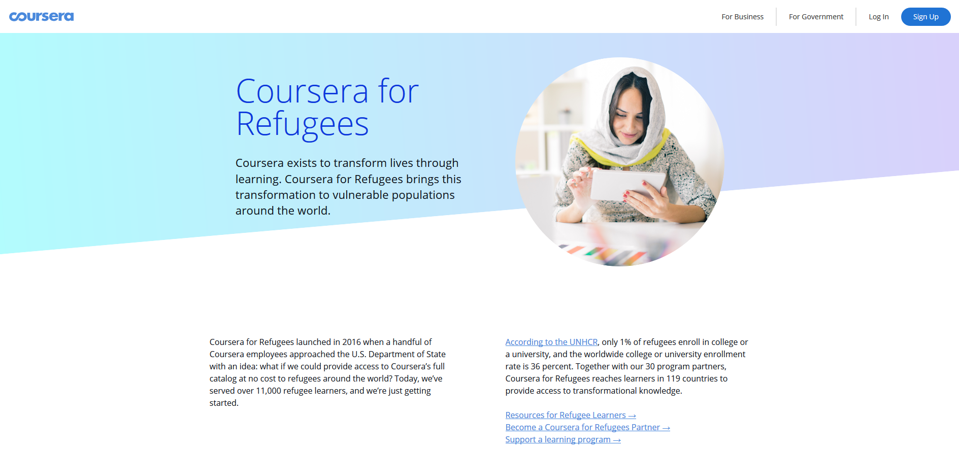 Coursera for Refugees