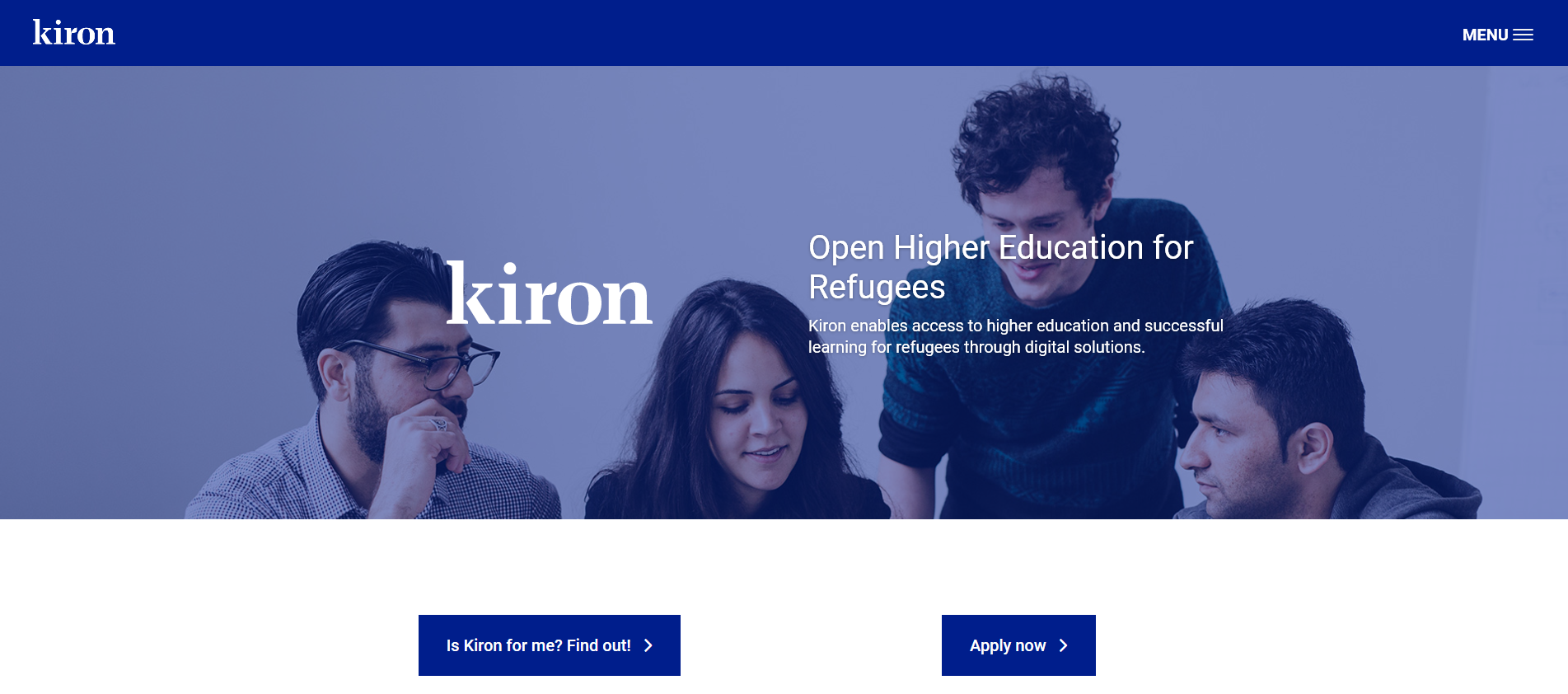 Kiron (Open Higher Education for Refugees)