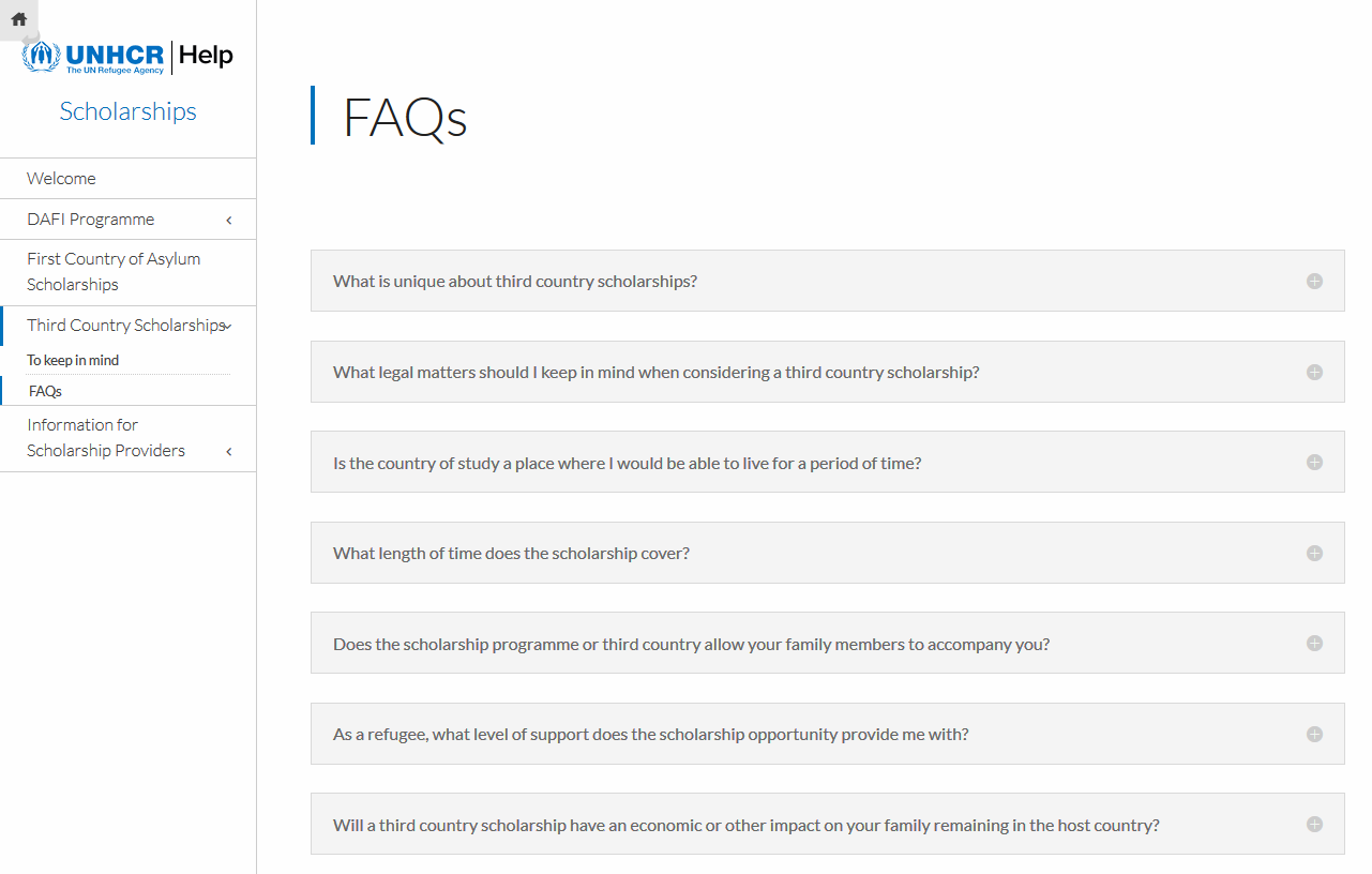FAQs (UNHCR)